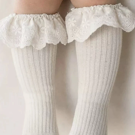 Latty Lace Knee Socks