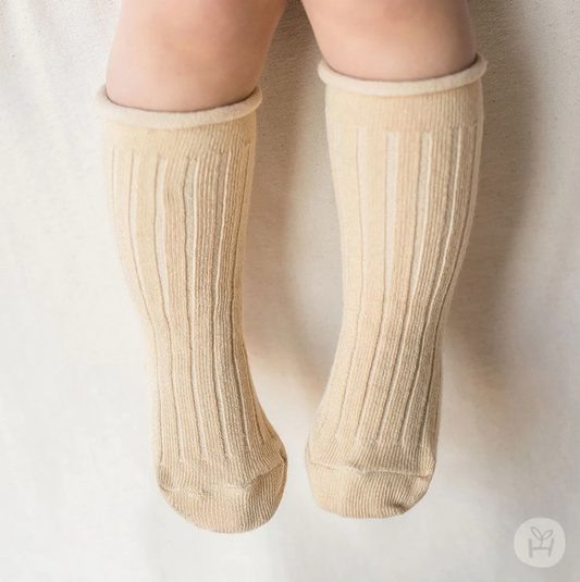 Ribbed Knee Socks